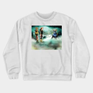 Neptune [Digital Fantasy Figure Illustration] Crewneck Sweatshirt